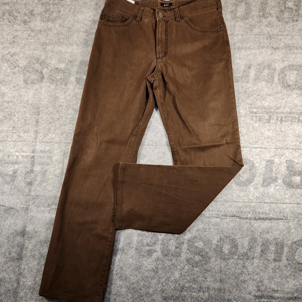 Grandeur Jeans Men's 34x30 Brown bootcut regular demin